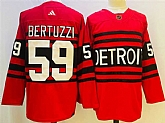 Men's Detroit Red Wings #59 Tyler Bertuzzi Red 2022-23 Reverse Retro Stitched Jersey,baseball caps,new era cap wholesale,wholesale hats